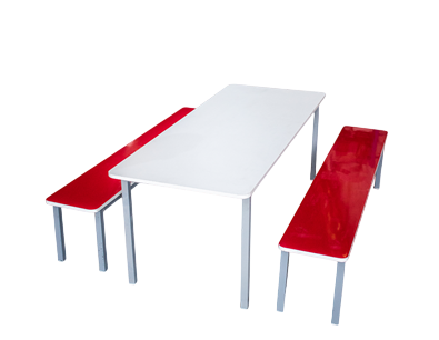 CONJUNTO DE REFEITORIO ECO (SEM ENCOSTO) JUNIOR